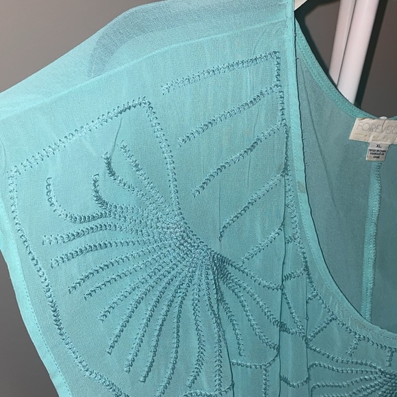 Turquoise top - Picture 4 of 4
